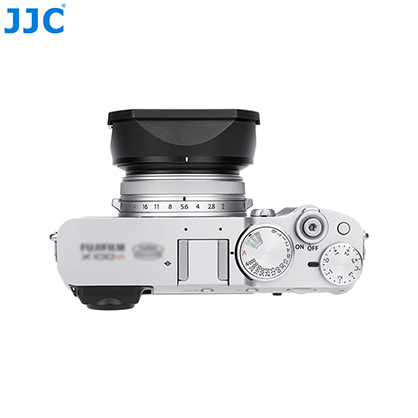 1025858_B.jpg - JJC Lens Hood Fujifilm X100 VI Black - Thumbnail 2