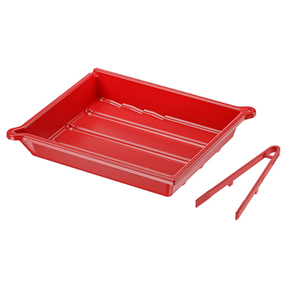 1025868_D.jpg - JJC Developing Tray Kit including Tongs  - White, Grey and Red - Image 4