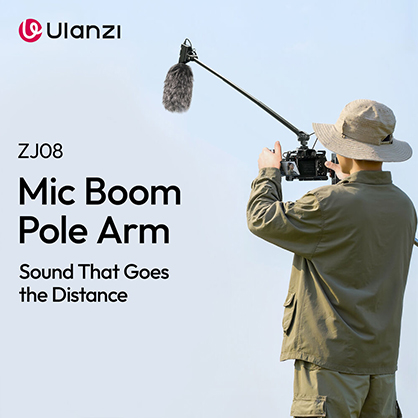 Ulanzi ZJ08 Mic Boom Pole Arm - Best Available Image