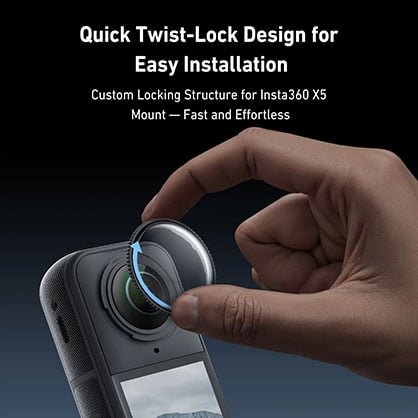 1025898_C.jpg - Telesin Dual Lens Protection Set For Insta360 X5 - Thumbnail 3