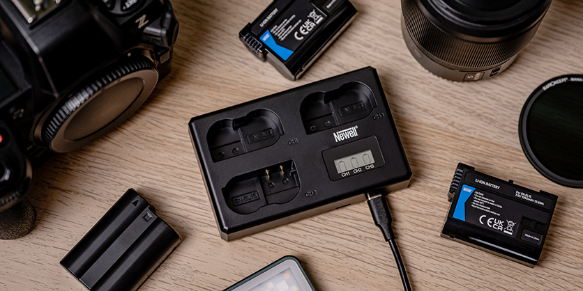 1025978_B.jpg - Newell TT-USB-C Triple Charger for Nikon EN-EL15 Series - Image 2