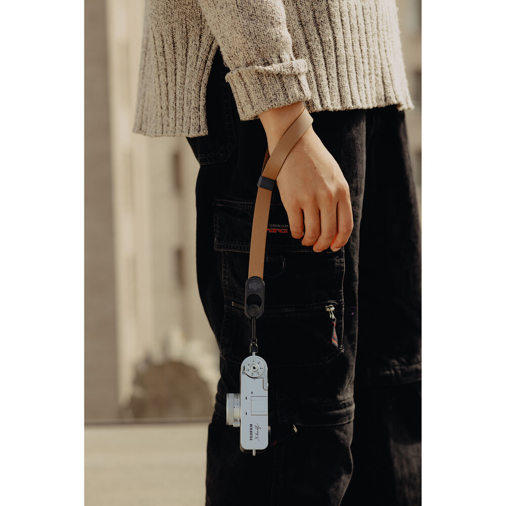 1026048_A.jpg - Peak Design Cuff Leather Camera Wrist Strap (Tan) - Image 1