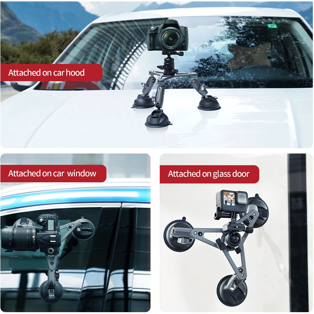 1026128_C.jpg - Telesin Triple Suction Cup Camera Mount - Image 3