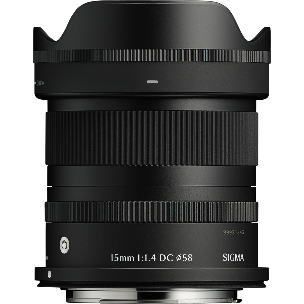 Sigma Canon RF Mount 15mm f/1.4 DC Contemporary Lens - Best Available Image