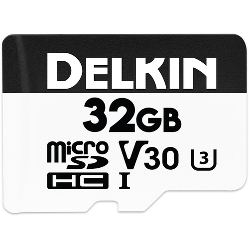Delkin 32GB Hyperspeed UHS-I microSDHC Memory Card with SD Adapter - Best Available Image