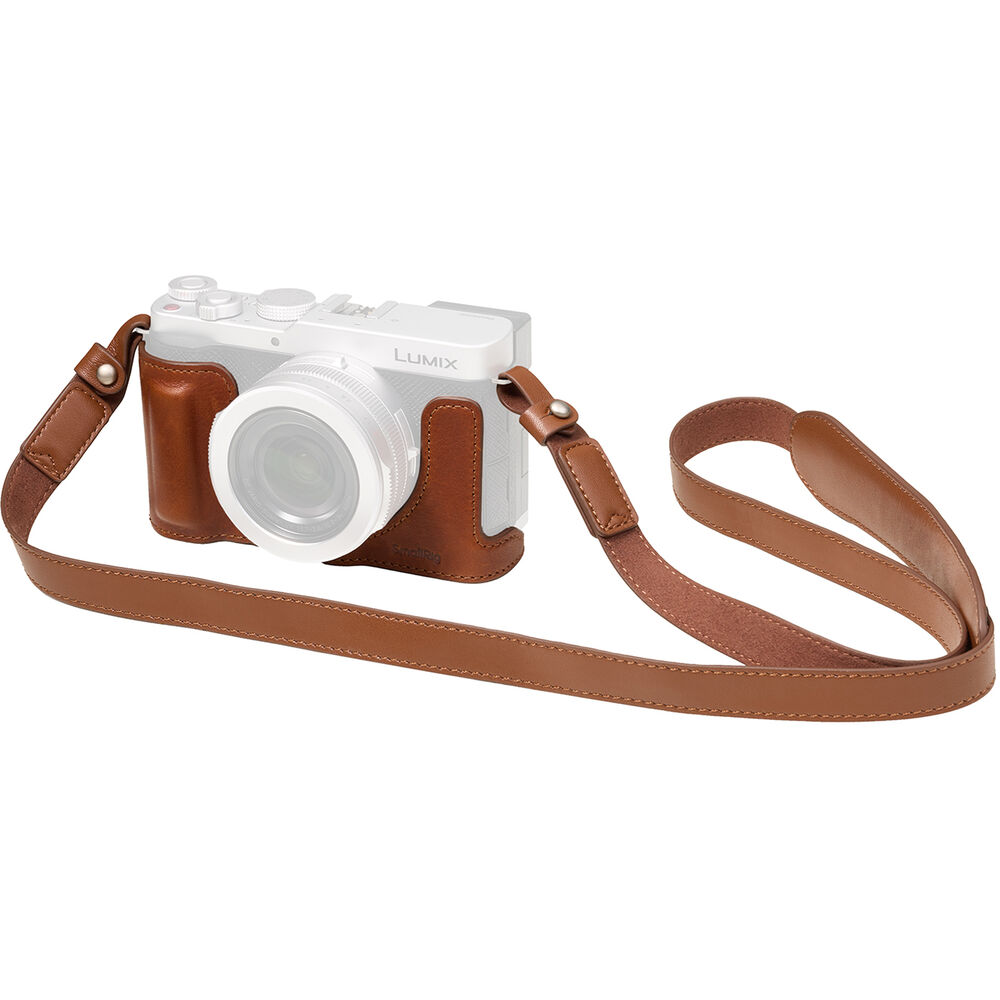 Best image for SmallRig Panasonic LUMIX L10 Half-Case with Shoulder Strap (Brown) 6275