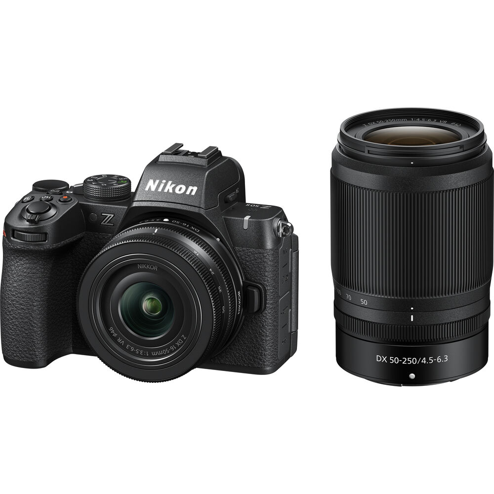 Nikon Z50 II Mirrorless Camera with 16-50mm  &  50-250mm Lenses - Best Available Image