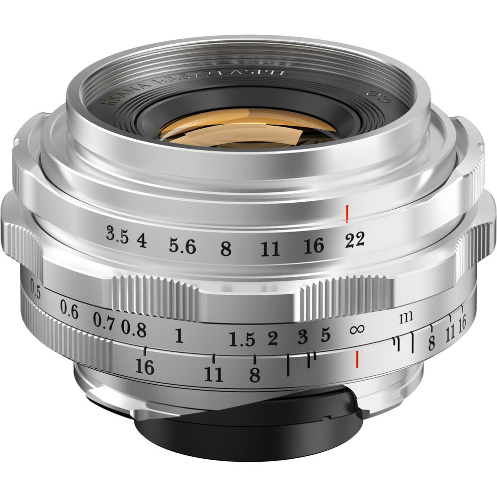 1027008_A.jpg - Thypoch Ksana 21mm f/3.5 ASPH Lens with Lens Hood (Leica M, Silver) - Image 1