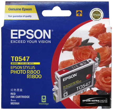 Epson T0547 Red Ink for R800/R1800 - Best Available Image