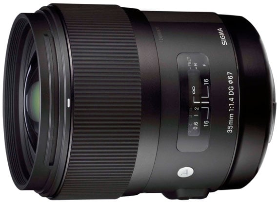 Sigma 35mm f/1.4 DG HSM Art Lens for Nikon