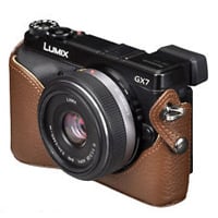 Panasonic CGK26E Leather Case  &amp;  Strap (GX7)