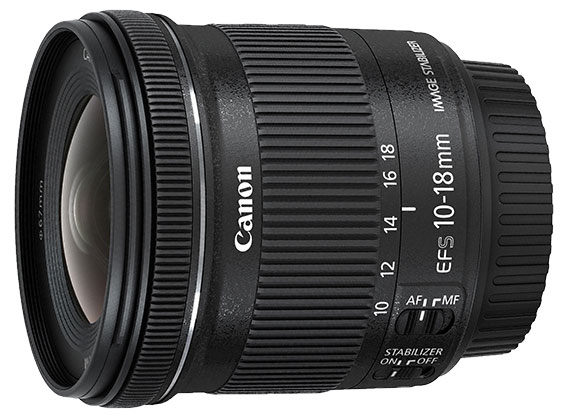 Canon EF-S 10-18mm F4.5-5.6 IS STM Lens - Best Available Image