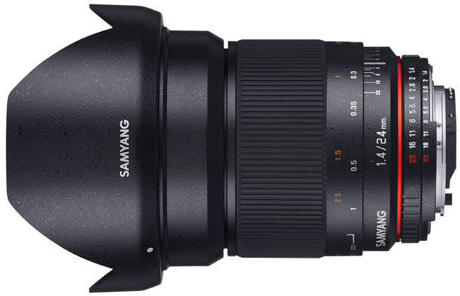 Samyang 24mm Canon Canon Crop Sensor EFS - Main Image