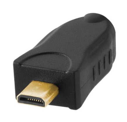 1010799_A.jpg - TetherPro HDMI Micro to HDMI Cable 3 feet BLACK - Thumbnail 1