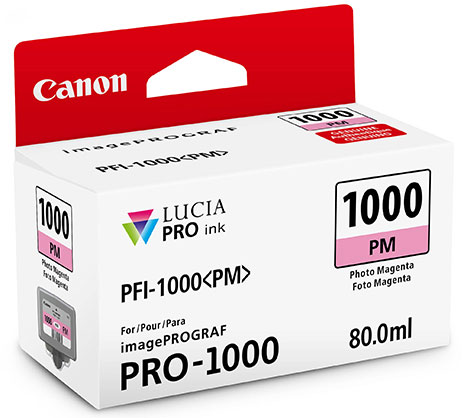 Canon PFI-1000PM Photo Magenta Ink Prograf 1000