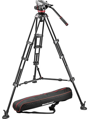 Manfrotto MVH502A Fluid Head and 546B Tripod System with Carrying Bag - Best Available Image