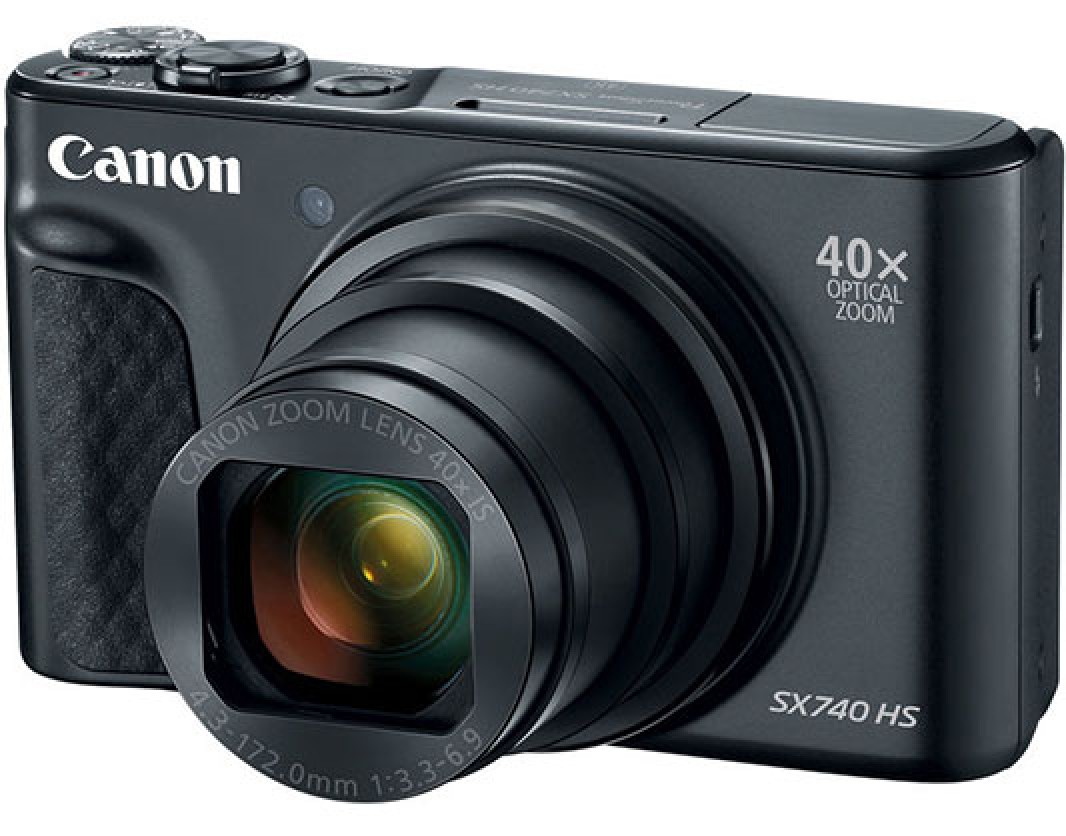 Canon PowerShot SX740 HS Digital Camera (Black)