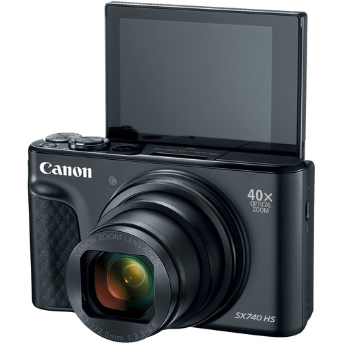 1014759_B.jpg - Canon PowerShot SX740 HS Digital Camera (Black) - Image 2
