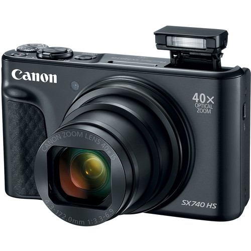 1014759_C.jpg - Canon PowerShot SX740 HS Digital Camera (Black) - Image 3