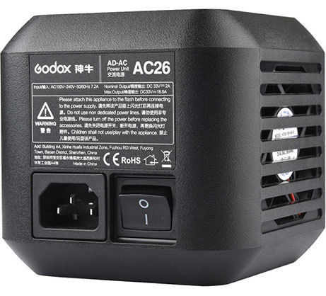1014819_B.jpg - Godox AC Adapter for AD600Pro Flash AC26 - Thumbnail 2