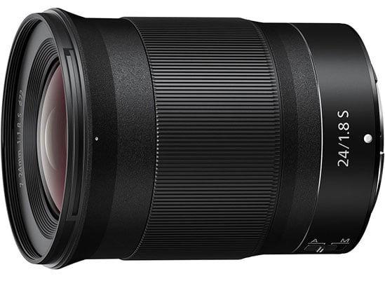 Nikon NIKKOR Z 24mm f/1.8 S Lens