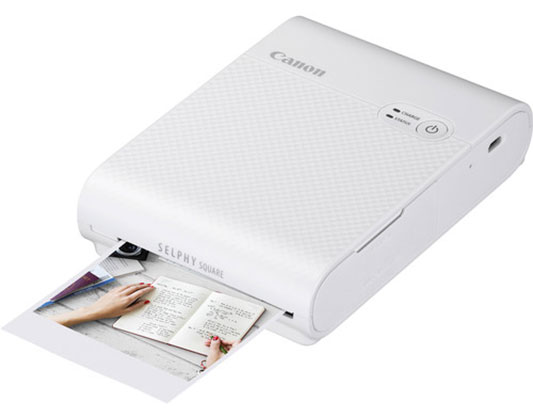 Canon Selphy Square QX10 Portable Photo Printer White