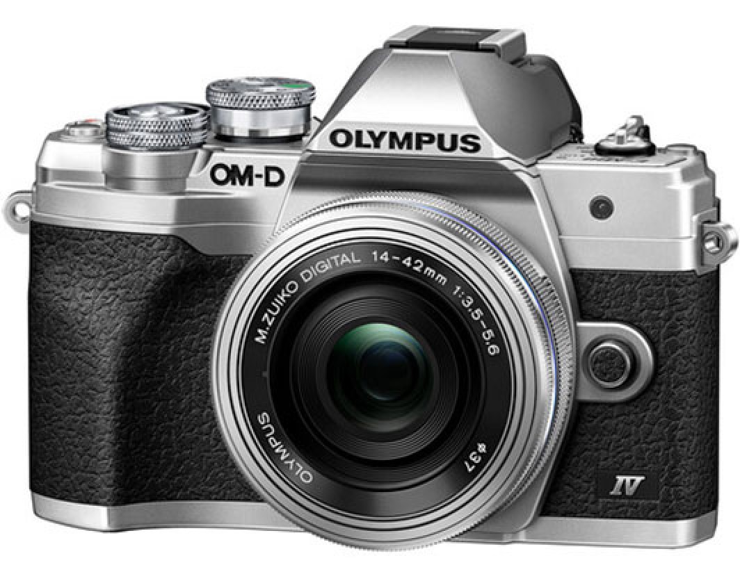 Olympus E-M10 Mark IV with 14-42mm Lens Silver+ $50 Summer Rewards