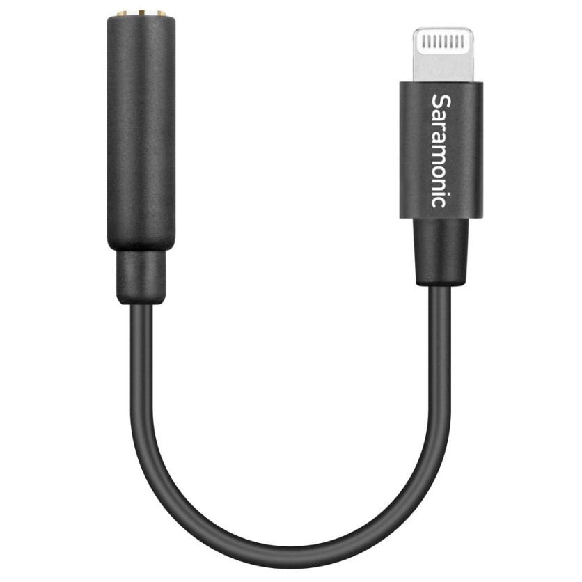 1018079_A.jpg - Saramonic SR-C2002 3.5mm TRRS To Lightning Cable 7.6cm - Image 1