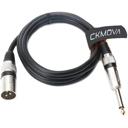 CKMOVA 6.35 to 3-pin XLR Female Cable - Best Available Image