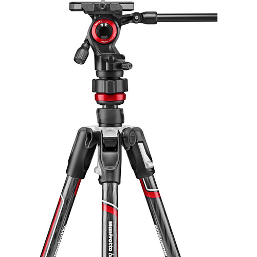 1018269_B.jpg - Manfrotto Befree Live Carbon Fiber Video Tripod Kit with Twist Leg Locks - Thumbnail 2