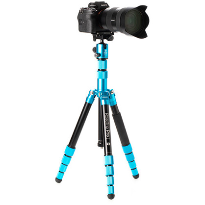 1018429_C.jpg - MeFOTO RoadTrip Pro Aluminium 1 Travel Tripod with Ball Head and Monopod Blue - Image 3