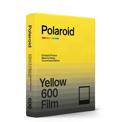 Polaroid Black Yellow 600 Film Duochrome Edition