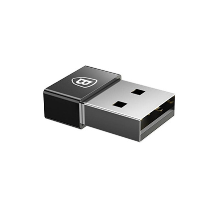 1018849_A.jpg - BASEUS USB-A To USB-C Exquisite 2.4A Adapter Black