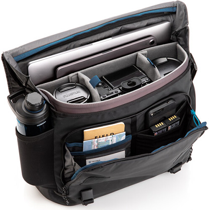 1018959_A.jpg - Tenba DNA 16 Slim Camera Messenger Bag (Black) - Image 1