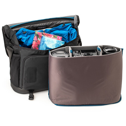 1018959_B.jpg - Tenba DNA 16 Slim Camera Messenger Bag (Black) - Image 2