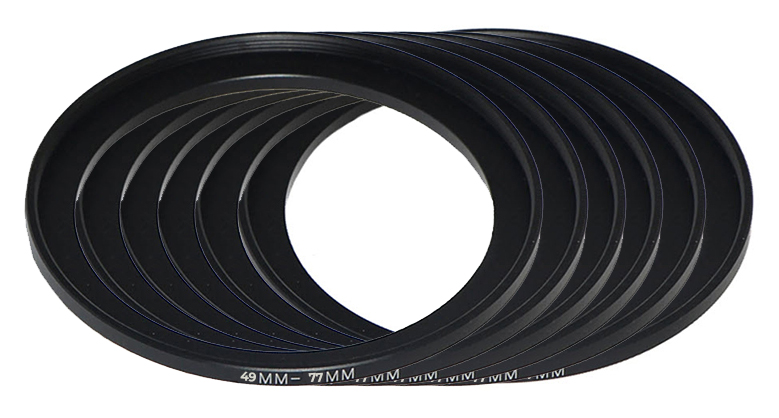 Best image for KASE Screw-in Step Up Ring 77mm Kit including 49/52/58/62/67/72-77mm