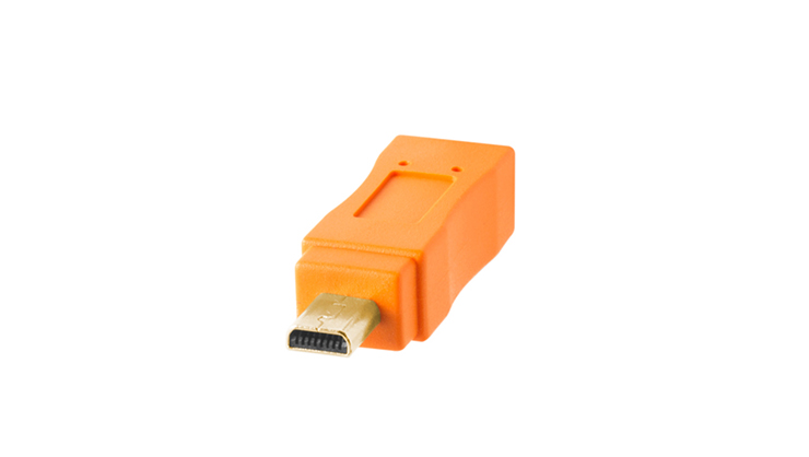 1019449_A.jpg - TetherPro USB 2.0 to Mini-B 8-Pin 30cm Orange CU8001-ORG - Image 1