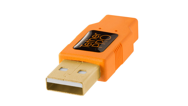 1019449_C.jpg - TetherPro USB 2.0 to Mini-B 8-Pin 30cm Orange CU8001-ORG
