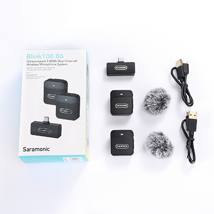 1019759_C.jpg - Saramonic Blink 100 2-Persons Wireless Microphone for Type C Device