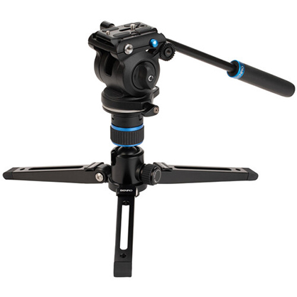 1019819_C.jpg - Benro Connect Video Monopod with S2 Pro Flat Base Fluid Video Head