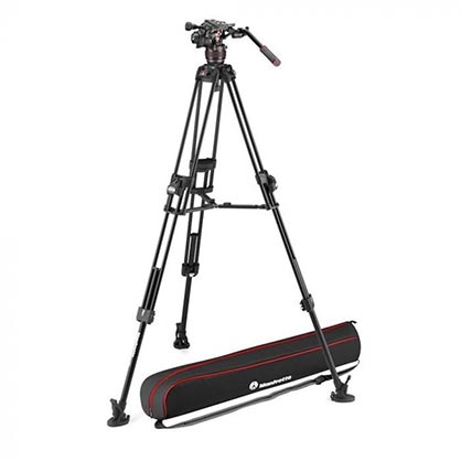 Manfrotto Nitrotech 608 and 645 Fast Twin Alu Tripod - Best Available Image