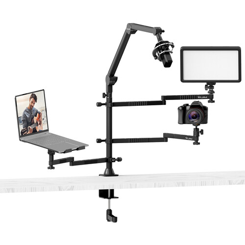 1020209_A.jpg - Ulanzi LS21 Multi-Arm Desk Mount Stand - Thumbnail 1