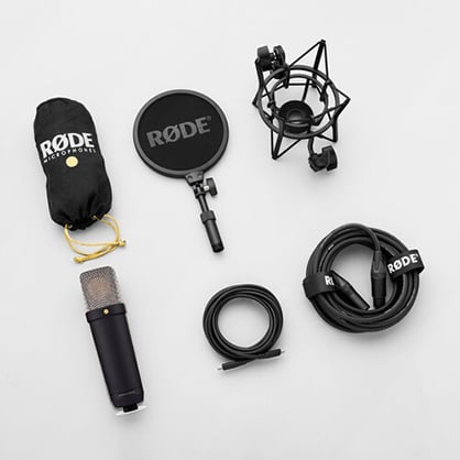 1020509_E.jpg - RODE NT1 5th Generation Large-Diaphragm Cardioid Condenser XLR/USB Mic Black - Thumbnail 5