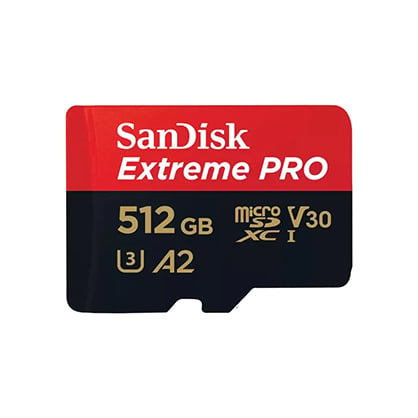 SanDisk Extreme Pro UHS-I microSDXC Memory Card with SD Adapter