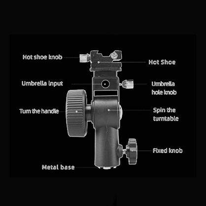 1021309_A.jpg - Godox D-Holder Flash Speedlight Mount and Umbrella Holder - Thumbnail 1
