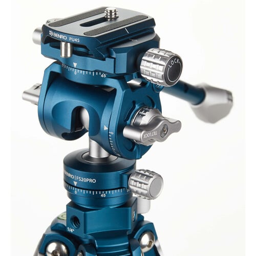 1021619_B.jpg - Benro CyanBird Carbon Fiber Tripod with FS20PRO 2-in-1 Pan Head - Thumbnail 2