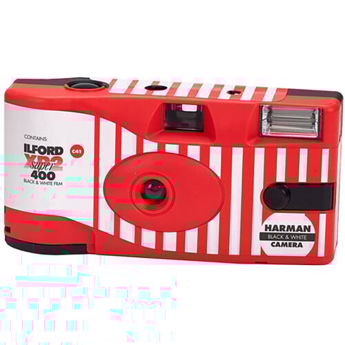 Ilford XP2 Super Single Use Camera (Red)