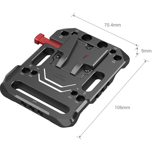 1021929_A.jpg - SmallRig V-Lock Battery Plate 2988 - Thumbnail 1
