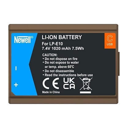 1022389_B.jpg - Newell LP-E10 USB-C battery for Canon - Image 2