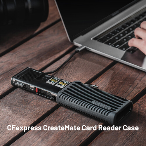 PGYTECH CreateMate CFexpress Type A/SD Card Reader Case (Classic Black) - Best Available Image